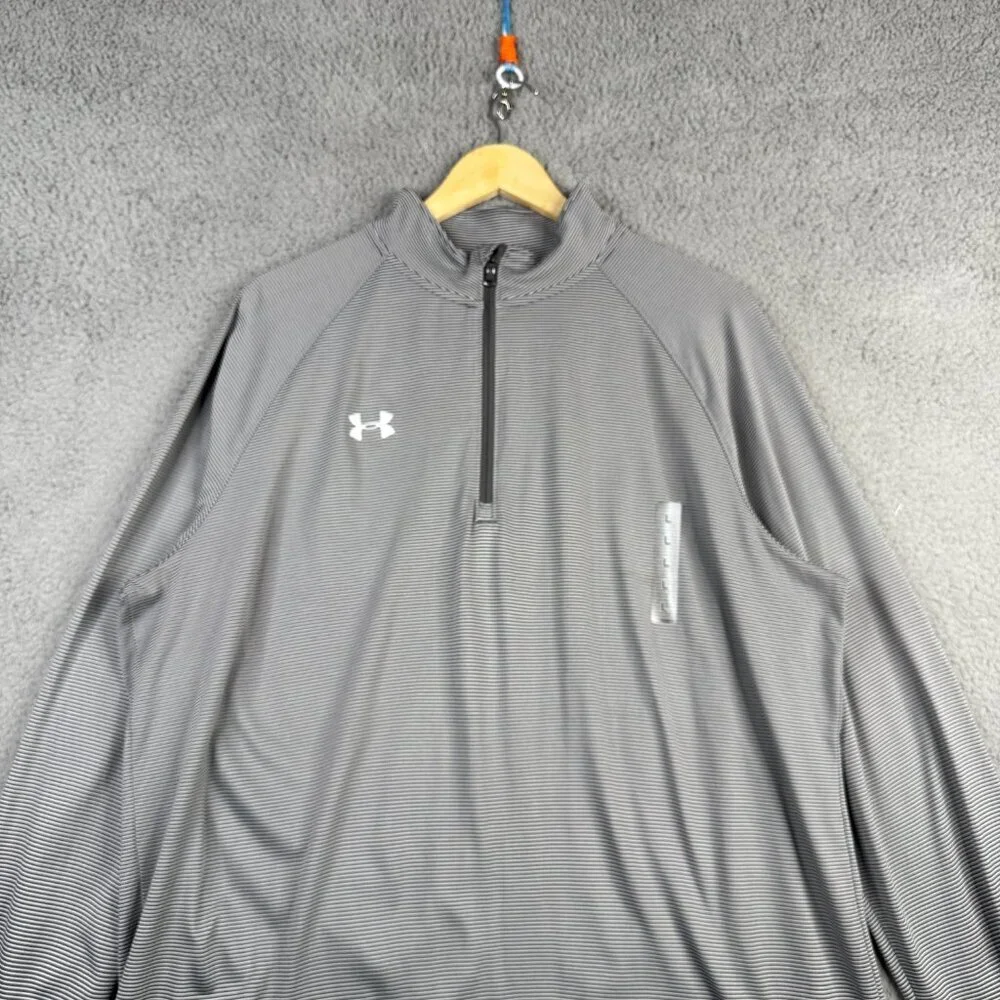 Under Armour Heatgear Sweater Men 2XL Half Zip Loose Pullover Athleisure Outdoor